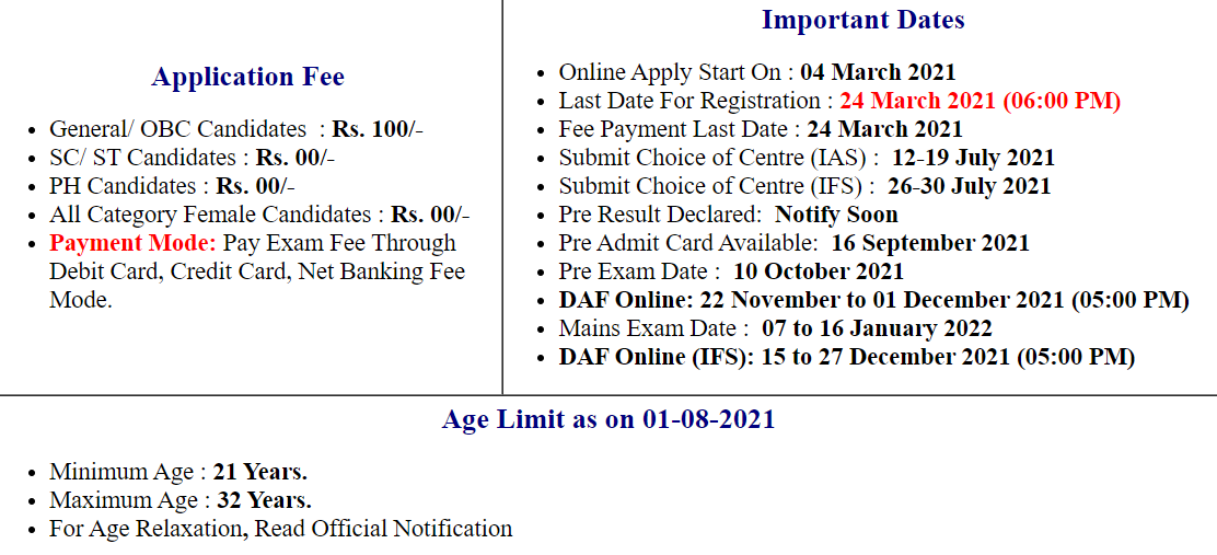 UPSC IFS Mains Exam Admit Card 2022