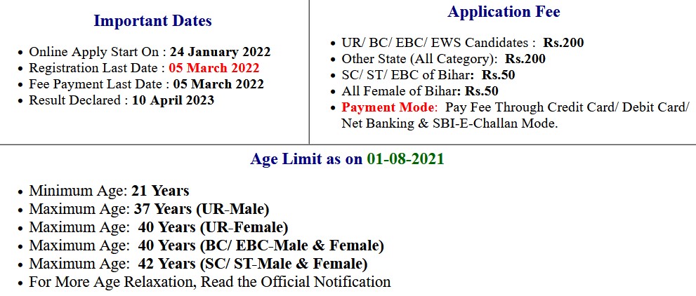 BTSC Bihar Tutor Nursing 2022 Examination Result 2023